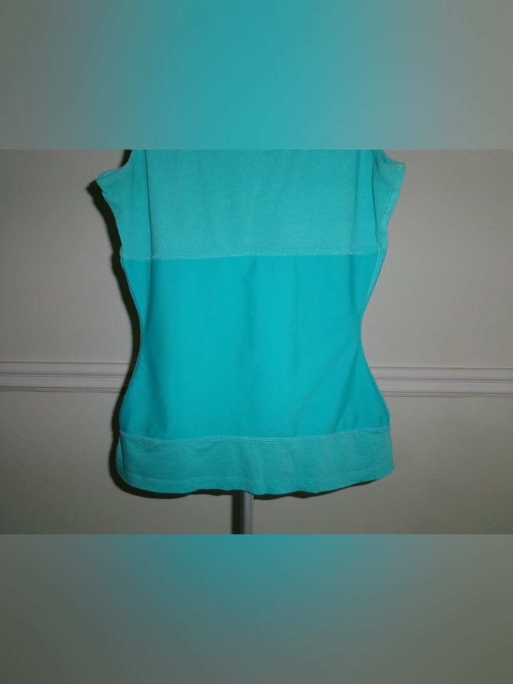 Teez-Her Turquoise Scoop Neck Tank Top - Picture 6 of 6